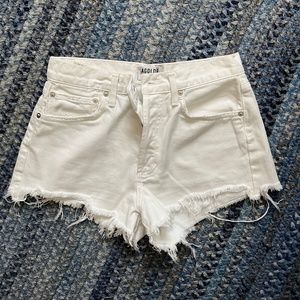 White Agolde Parker Shorts - Size 26